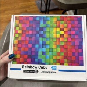 Rainbow Cube 1000 piece Jigsaw Puzzle